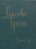 Lincoln School 1950 yearbook cover photo