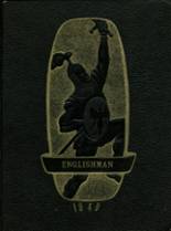 English High School 1949 yearbook cover photo