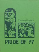 Hansen High School 1977 yearbook cover photo