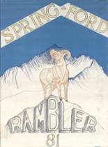 1981 Spring-Ford High School Yearbook from Royersford, Pennsylvania cover image