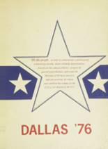 Dallas High School 1976 yearbook cover photo