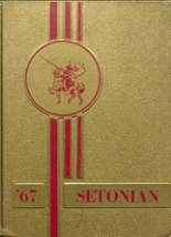 Seton Catholic High School 1967 yearbook cover photo