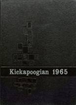 Kickapoo High School 1965 yearbook cover photo