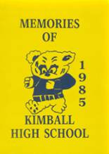 Kimball High School 1985 yearbook cover photo