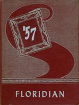 Florida Local High School 1957 yearbook cover photo