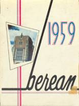 Berea High School 1959 yearbook cover photo