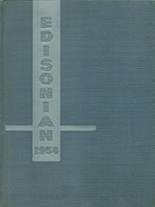 Thomas A. Edison High School 1954 yearbook cover photo