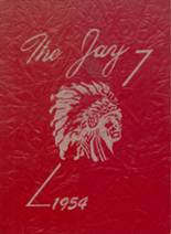 Juneau High School 1954 yearbook cover photo