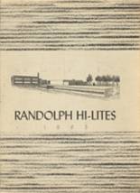 Randolph East Mead High School 1963 yearbook cover photo