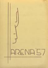 1957 Athens High School Yearbook from The plains, Ohio cover image