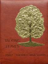 Cherokee High School 1987 yearbook cover photo