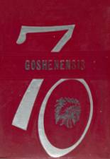 Goshen High School 1970 yearbook cover photo