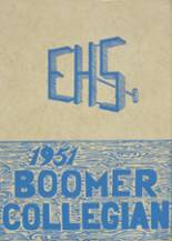El Reno High School 1951 yearbook cover photo