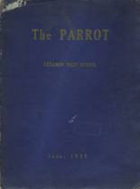 Lebanon High School 1933 yearbook cover photo