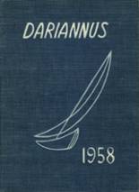 Darien High School 1958 yearbook cover photo