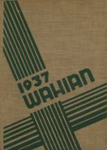 Washburn High School 1937 yearbook cover photo