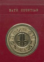 Bath County High School 1971 yearbook cover photo
