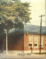 Oconto High School 1959 yearbook cover photo