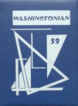 Washington High School 1959 yearbook cover photo