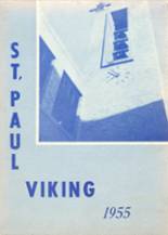 St. Paul High School 1955 yearbook cover photo