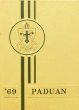 St. Anthony of Padua High School 1969 yearbook cover photo