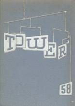 Whitefish Bay High School 1958 yearbook cover photo