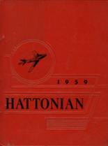 Hatton High School 1959 yearbook cover photo