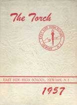 East Side High School 1957 yearbook cover photo