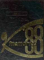 1988 King Cove High School Yearbook from King cove, Alaska cover image