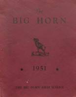 Big Horn High School 1951 yearbook cover photo