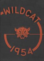 Los Gatos High School 1954 yearbook cover photo