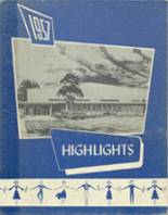 Avon High School 1957 yearbook cover photo