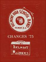 Belmont High School 1975 yearbook cover photo