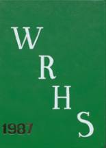 1987 Wood River High School Yearbook from Hailey, Idaho cover image