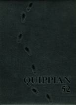 Aliquippa High School 1952 yearbook cover photo