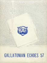 1957 Gallatin County High School Yearbook from Warsaw, Kentucky cover image