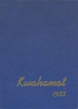 Tomahawk High School 1953 yearbook cover photo