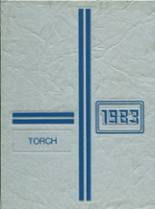 Allegany County Votech High School 1983 yearbook cover photo
