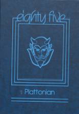 Plattsmouth High School 1985 yearbook cover photo