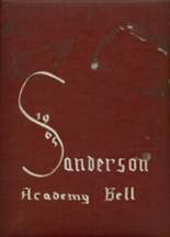 Sanderson Academy 1965 yearbook cover photo
