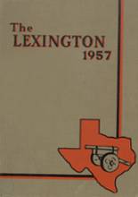 1957 Gonzales High School Yearbook from Gonzales, Texas cover image