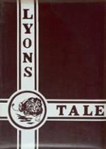 Lyons High School 1955 yearbook cover photo