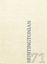Huntington High School 1971 yearbook cover photo