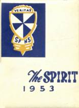 St. Francis High School 1953 yearbook cover photo
