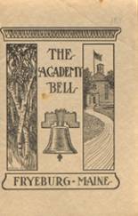 Fryeburg Academy 1918 yearbook cover photo
