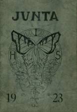 Indiana Joint High School 1923 yearbook cover photo