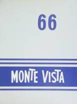 Monte Vista High School 1966 yearbook cover photo