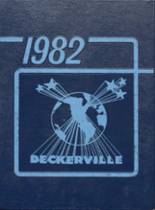 Deckerville High School 1982 yearbook cover photo