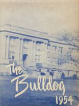 Grenada High School 1954 yearbook cover photo