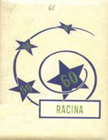 Racine High School 1960 yearbook cover photo